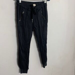 Converse one star small black Moto Streetwear jogger pants women’s